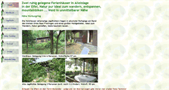 Desktop Screenshot of eifel-waldhaus.de